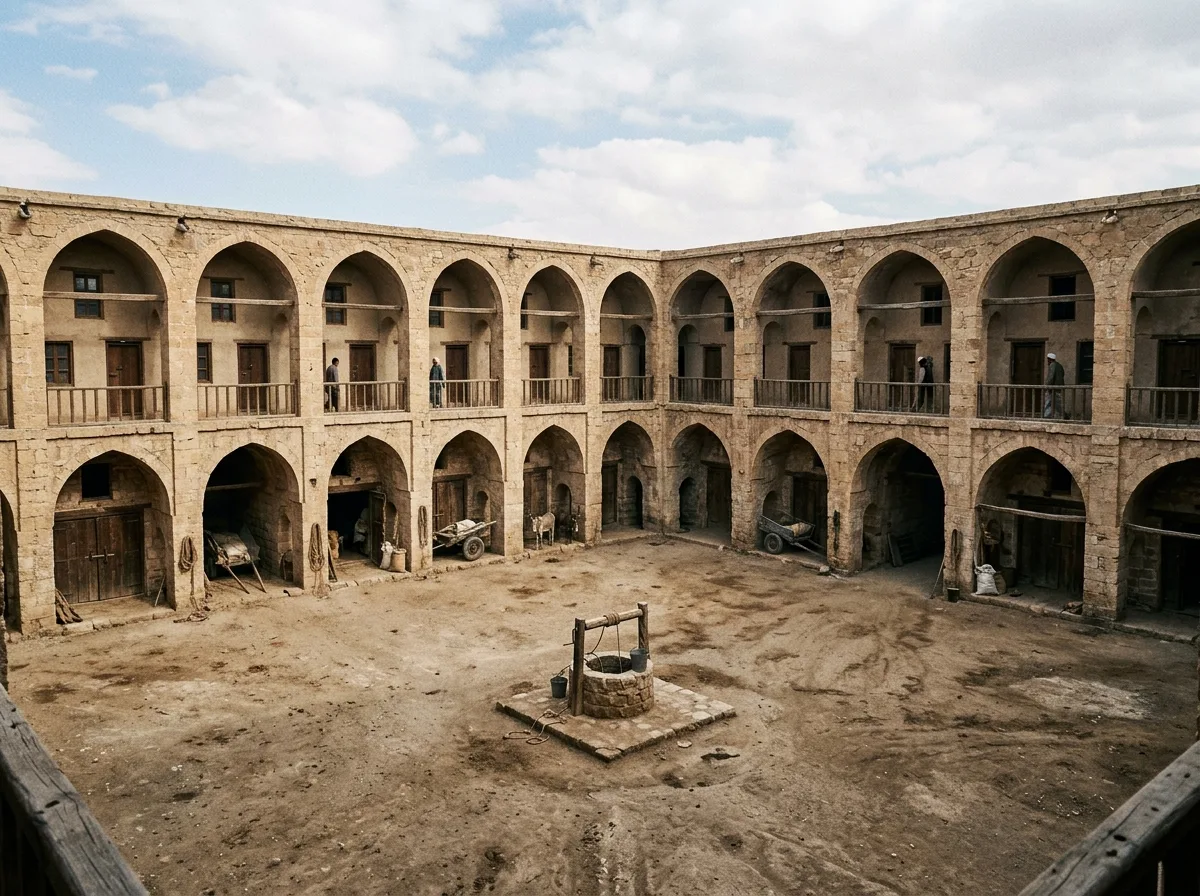イスラムの中庭：学院と隊商宿