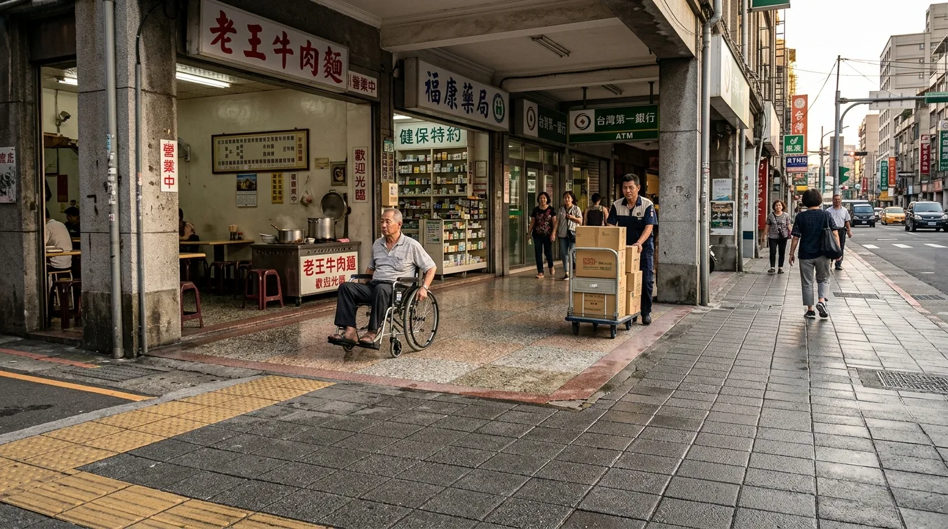 私有地インターフェイスのフラッシュ化：アーケードと歩道の高低差解消