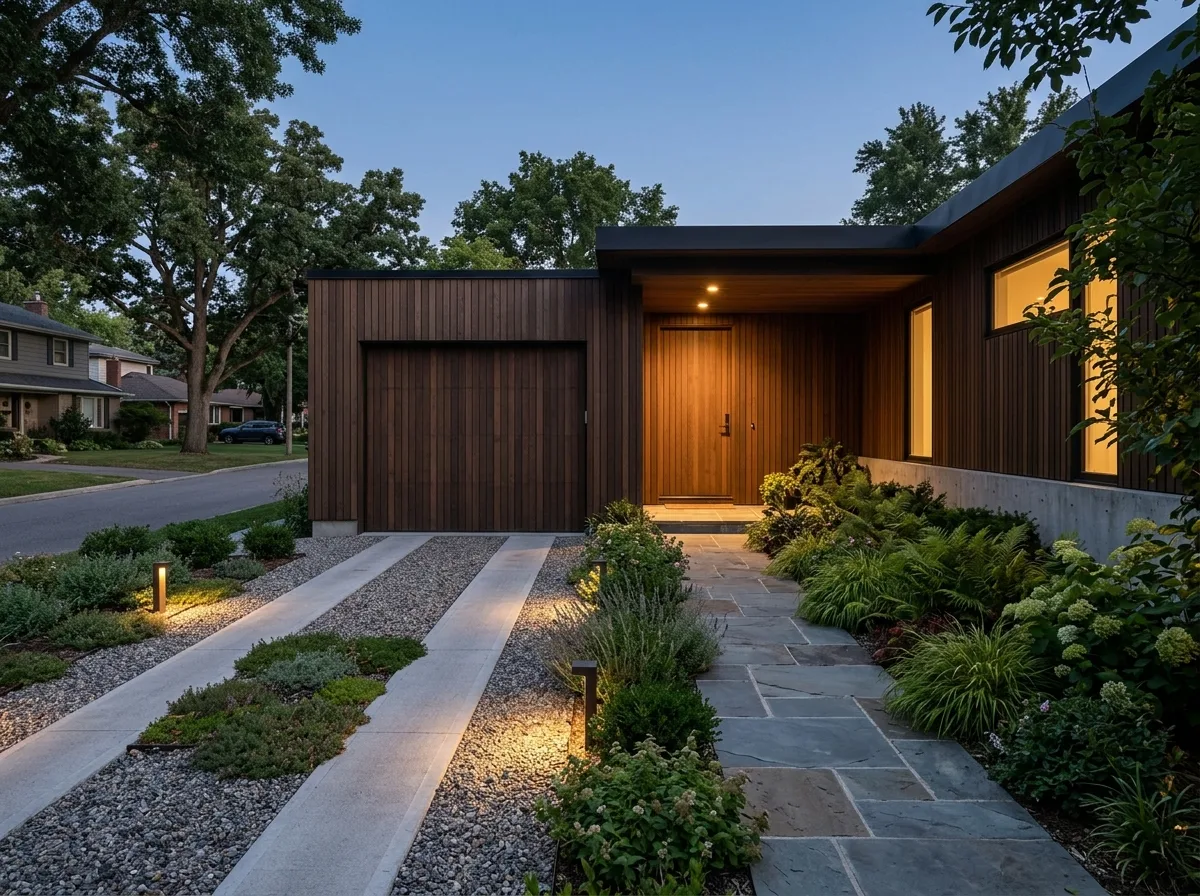 Driveway and Garage: What you see first