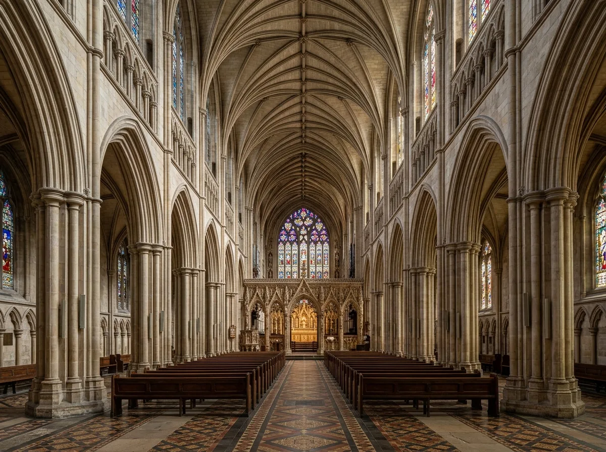 Gothic Revival · Church Interior