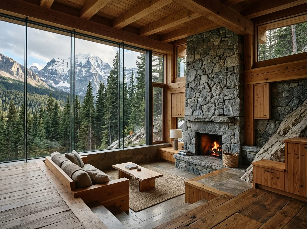 Difference from Modern Rustic: There Are Mountains Here