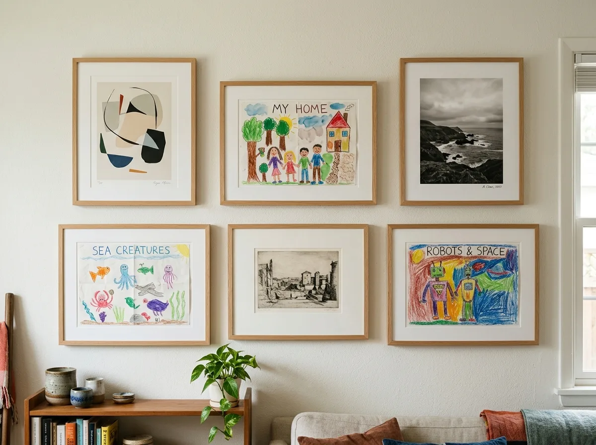 Children's Drawings on the Wall