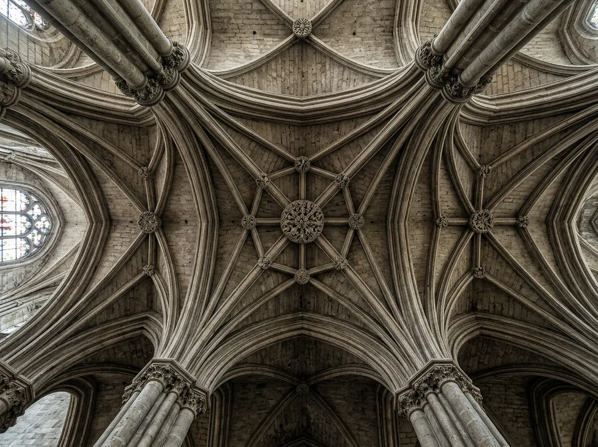 Rib Vaults: Intersecting Stone Ribs and the Shell Between