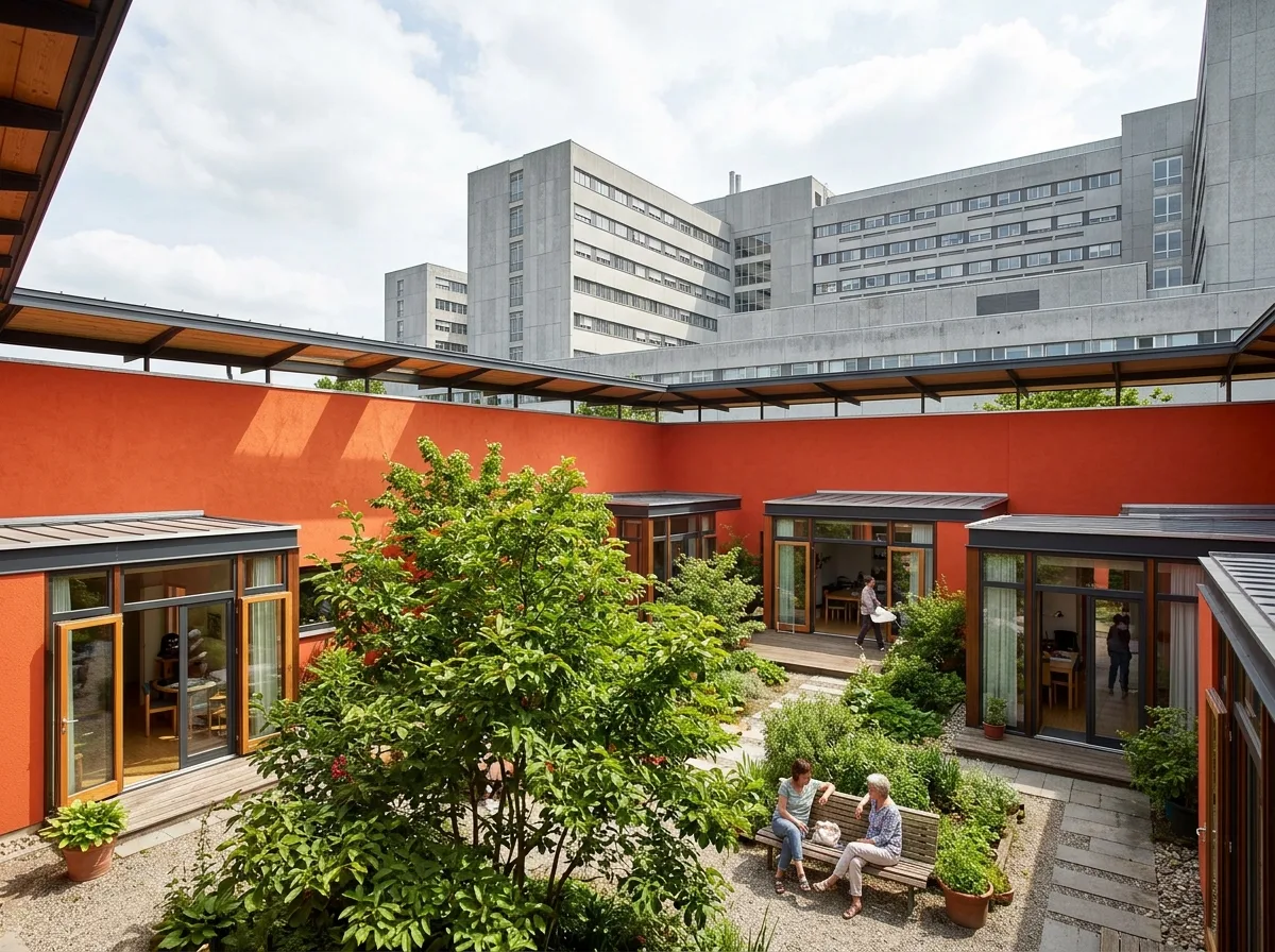 Rogers | Maggie's West London: Orange Walls and No Corridors