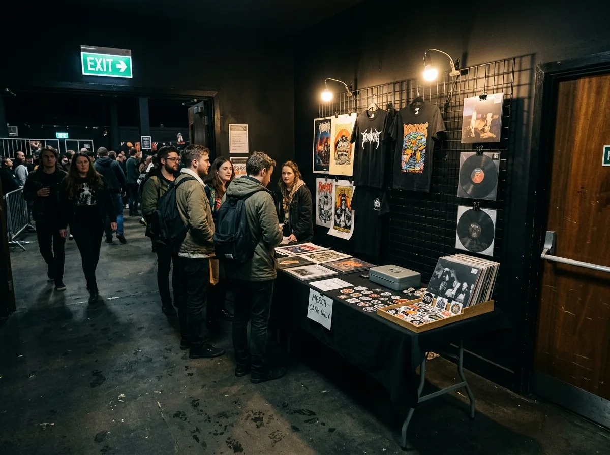 Merchandise Booth: That Table on the Exit Flow
