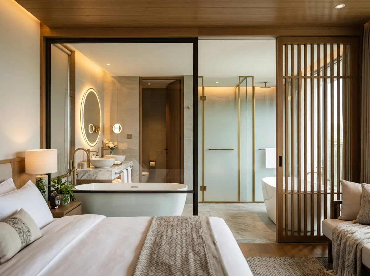 Semi-Open Bathroom: Which Parts Can Be Seen, Which Must Be Closed