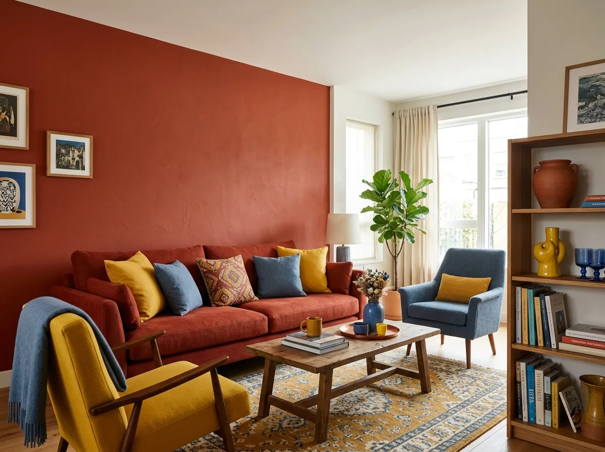 One Main Color, Two Accent Colors