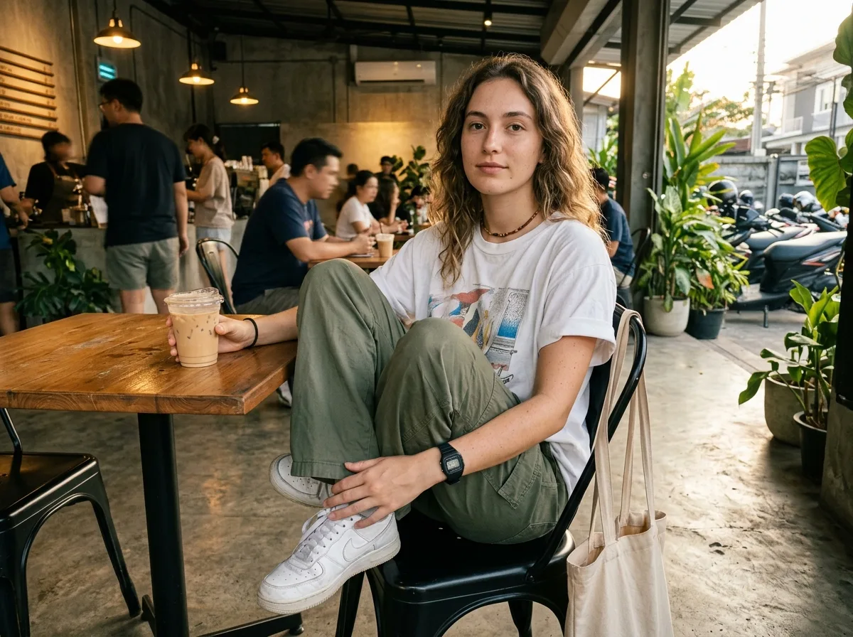 Indonesian Coffee Shop: An Afternoon Snapshot