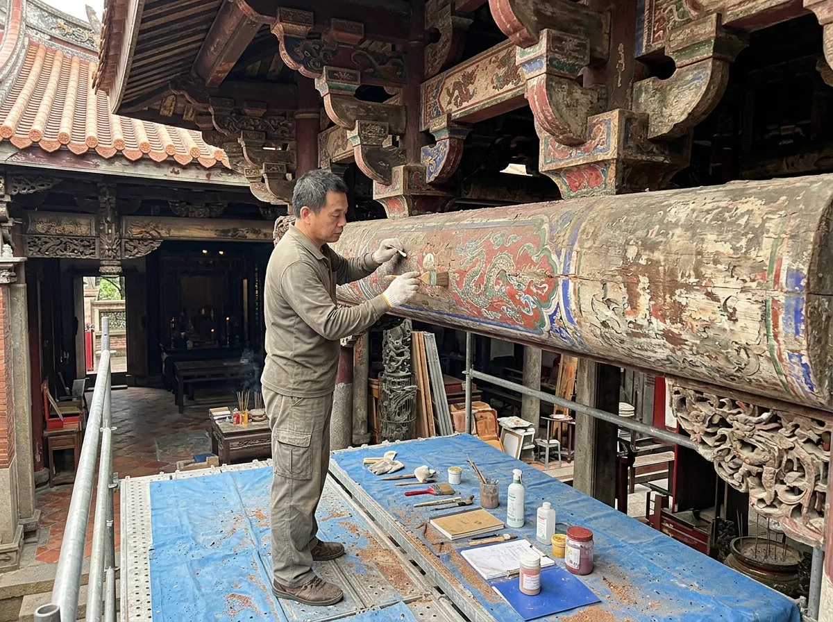 Historic Building Activation: Temple Painting Restoration