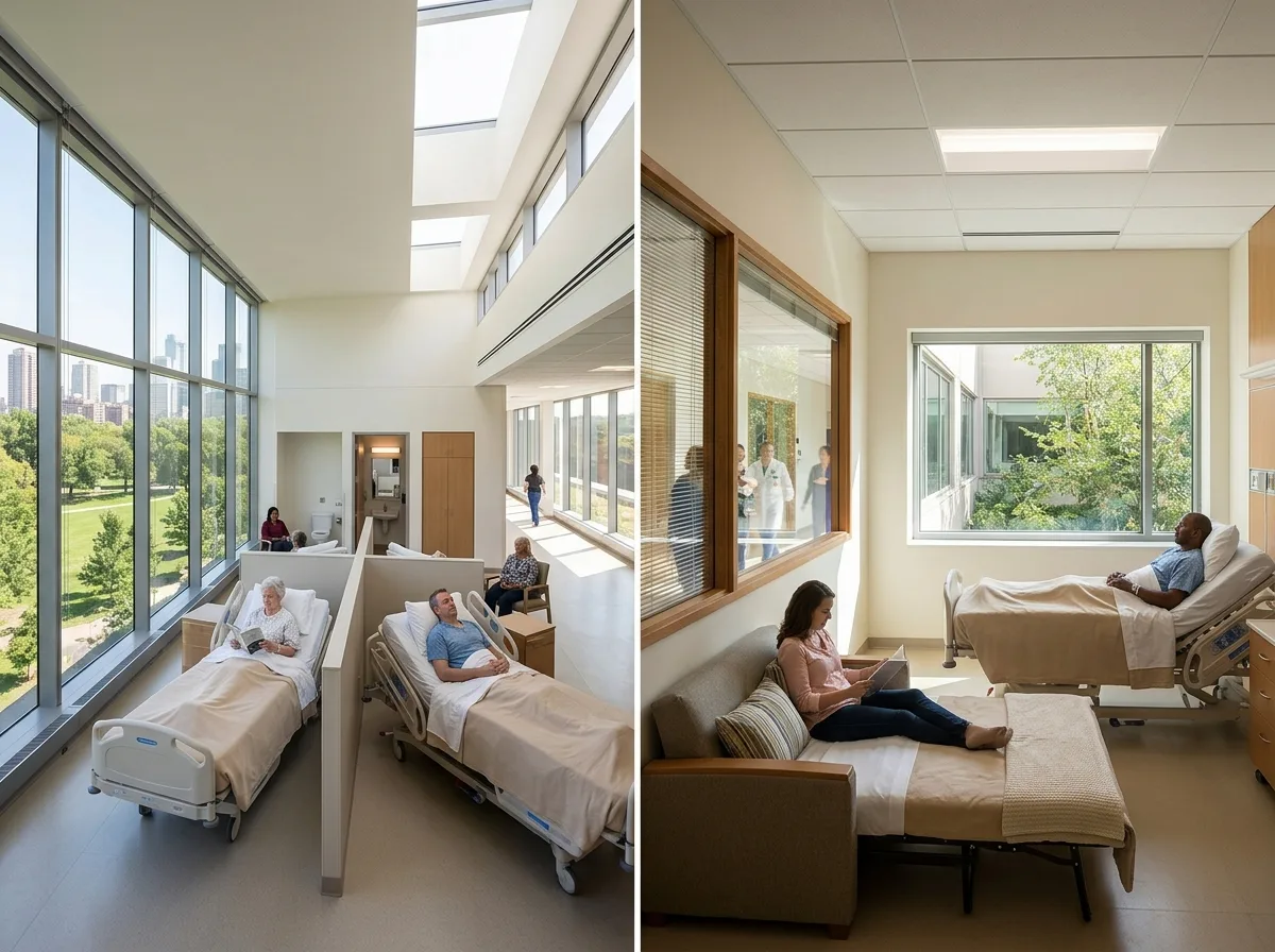 Single vs. Double Patient Rooms: Whose Window Is It?