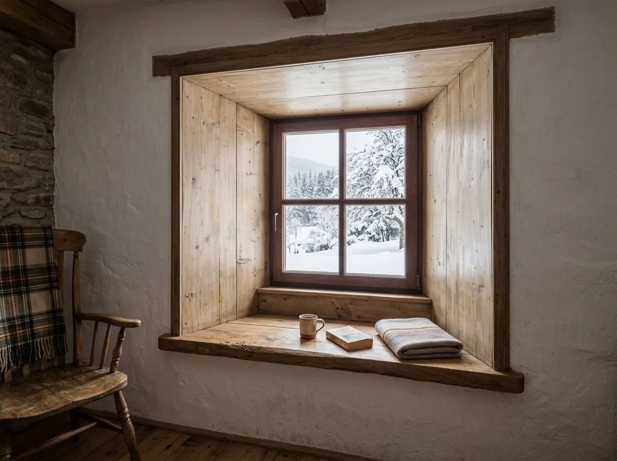 Small Windows, Deep Holes: Visible Wall Thickness