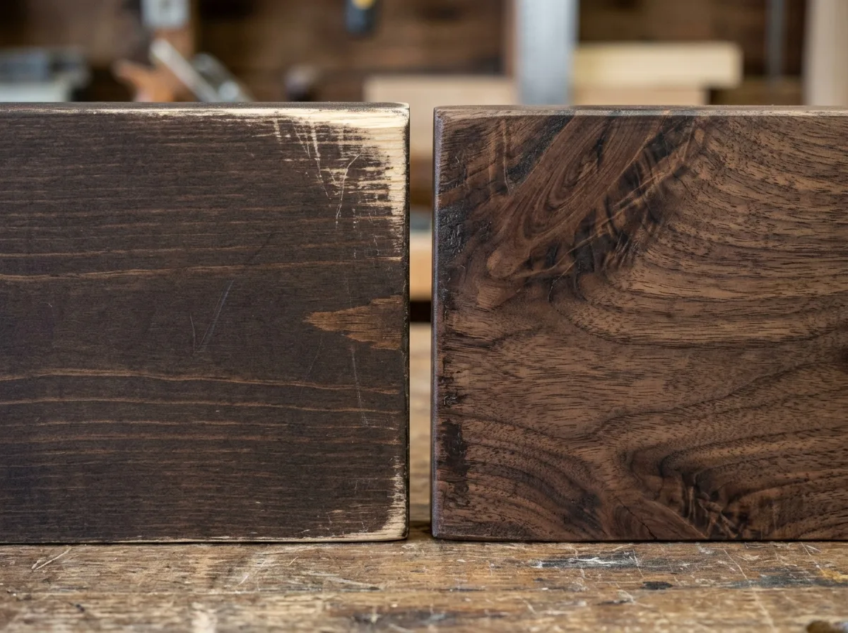 Dark Wood: The Difference Between Stained and Natural