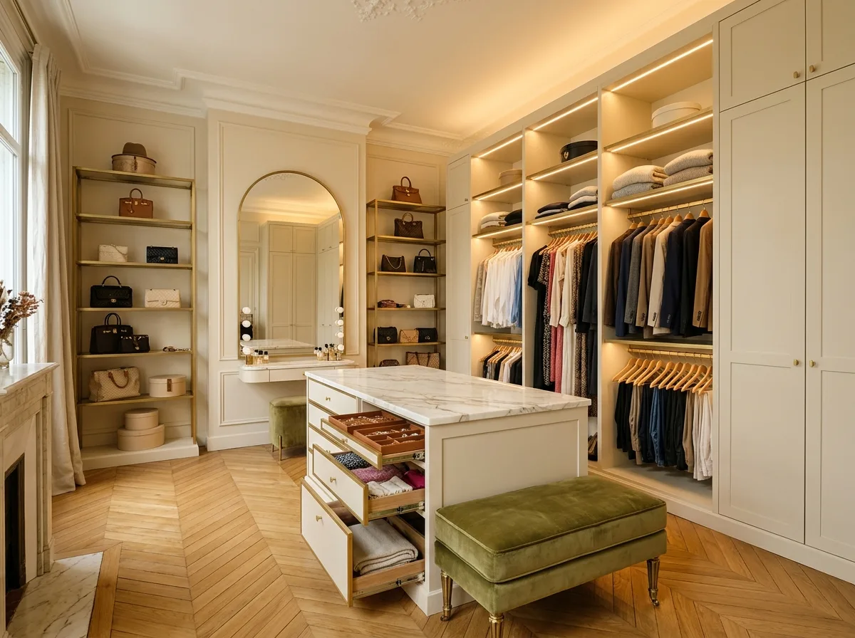 Dressing Room Woodwork: The Same Language