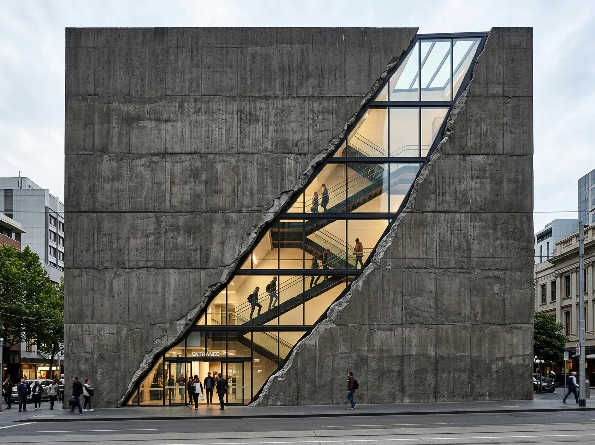Torn Facade: The Cut as Entrance and Skylight