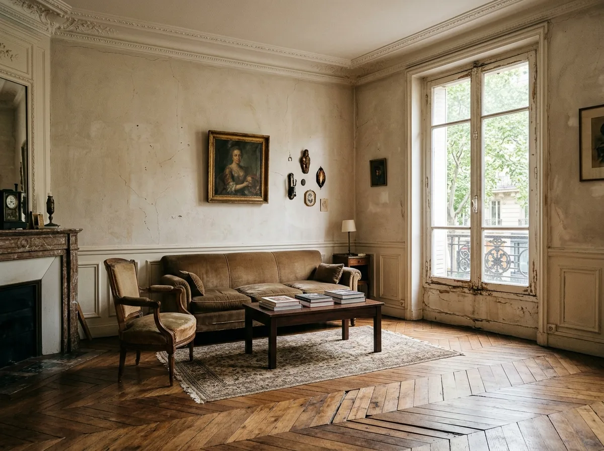 Imperfection is Key: Old Apartments Can Be Crooked and Cracked