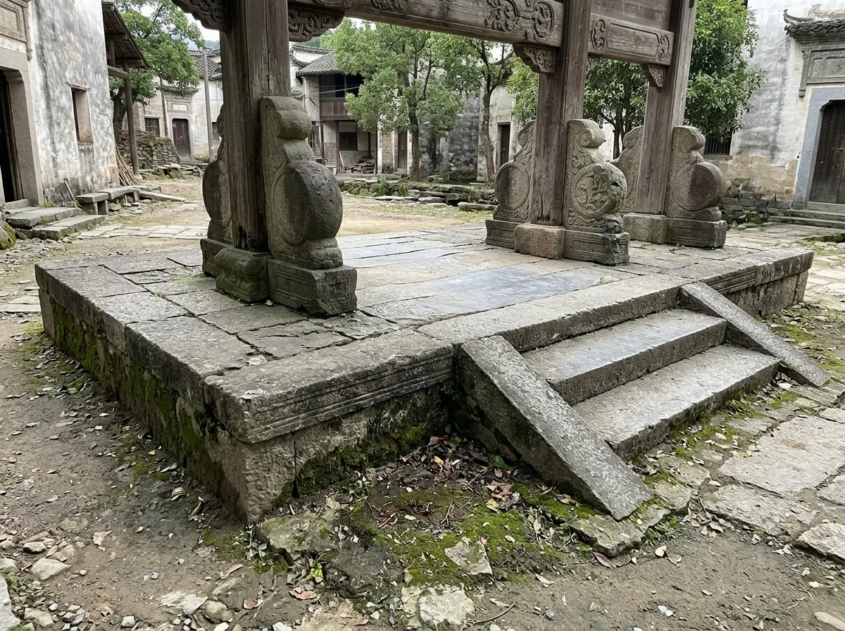 基座与台明：牌楼也有脚