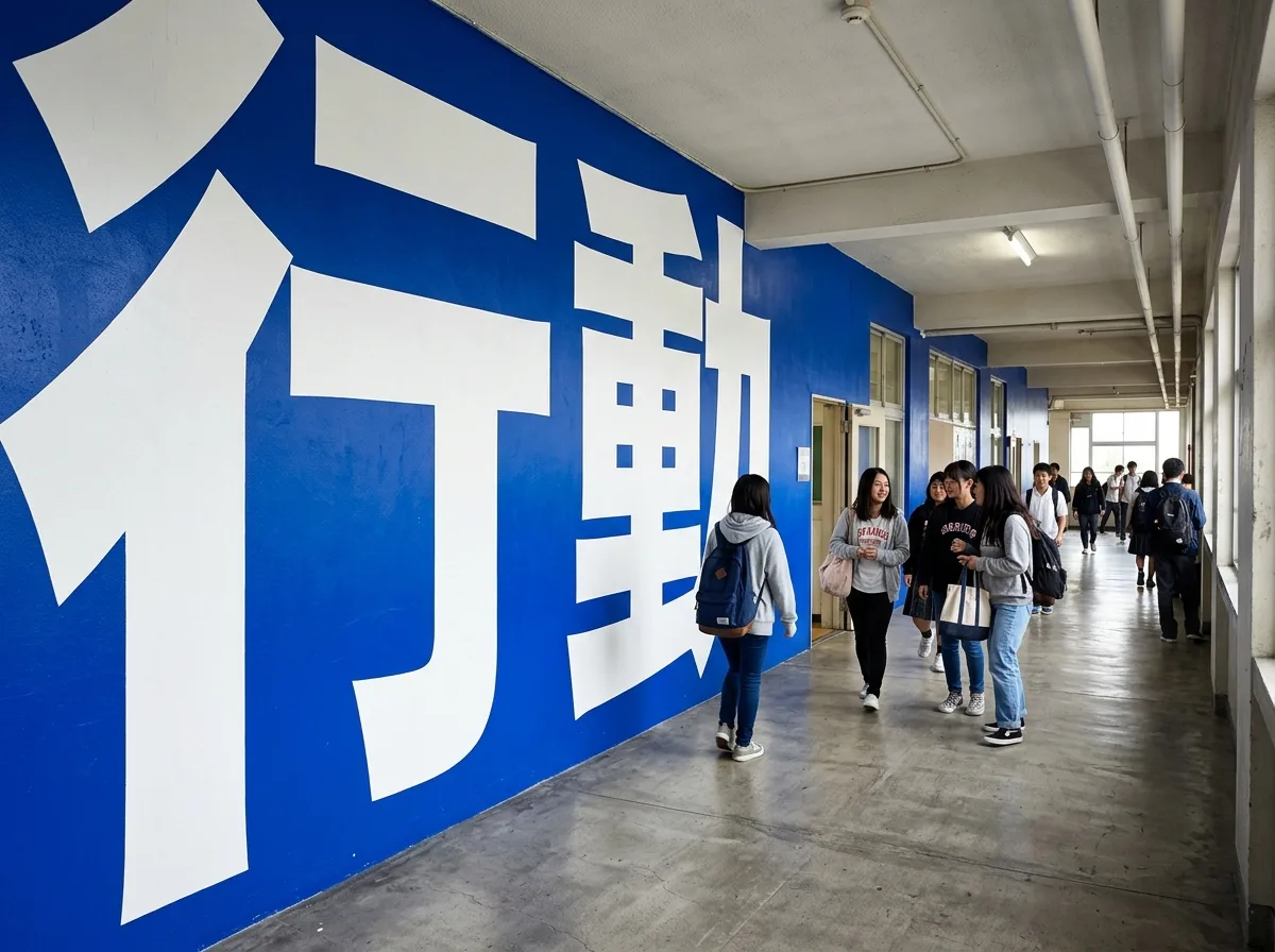 Campus Supergraphics: Scaling Text to Wall Size