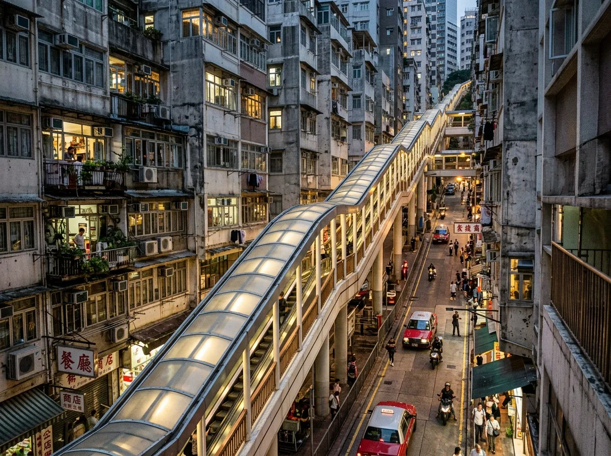 Mid-Mountain Escalator: Continuous Ramp Through the Neighborhood