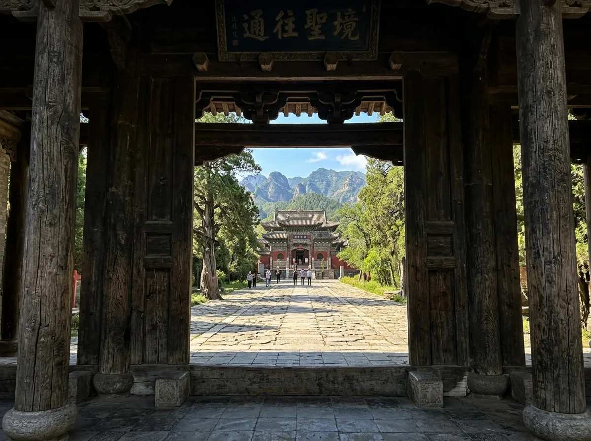 穿过的那一刻：框住后面的景