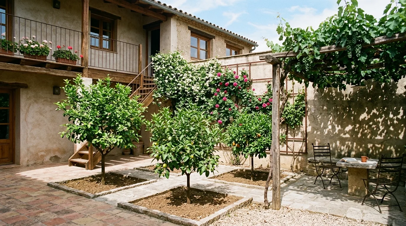Planting: Citrus, Jasmine, and Grapevine