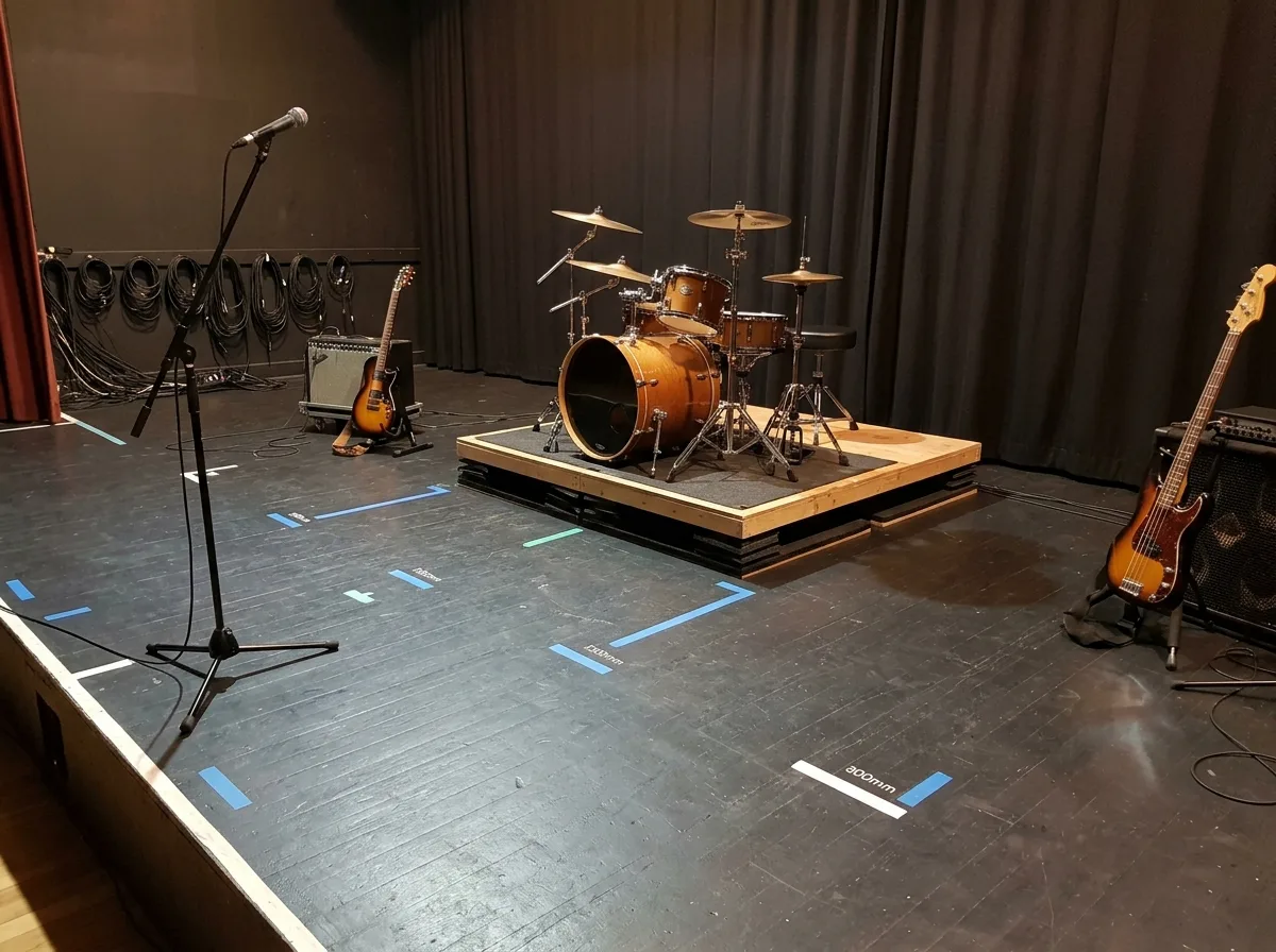 Stage Depth: Where to Place the Drums