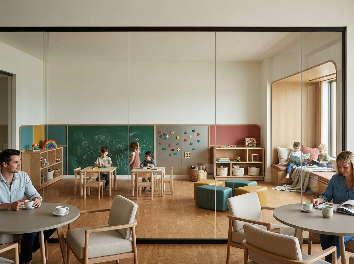 Kids' Club: The Line of Sight That Reassures Parents