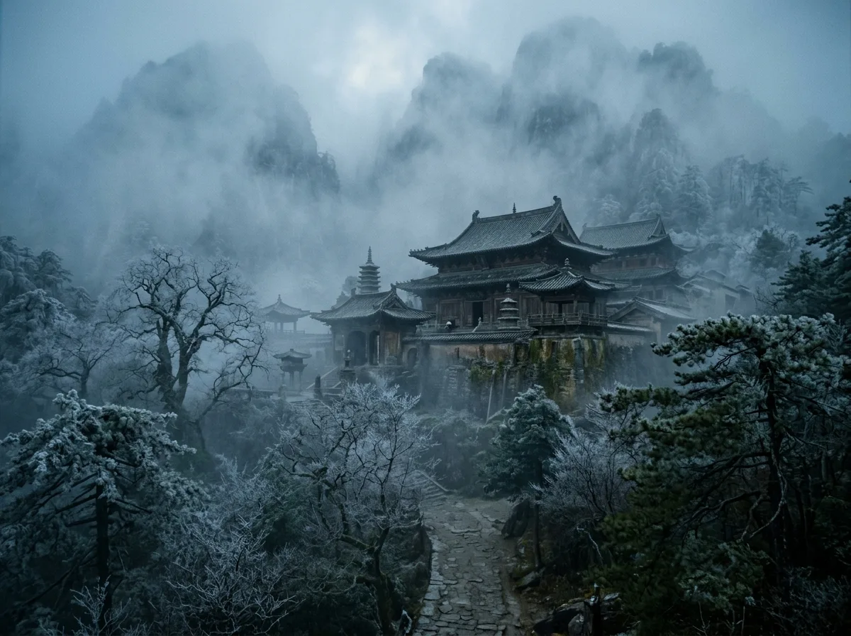 Temple in the Misty Mountains