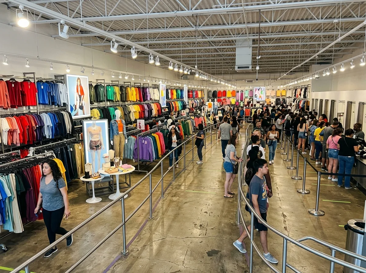 Fast Fashion High Density: Display Volume and Flow Speed