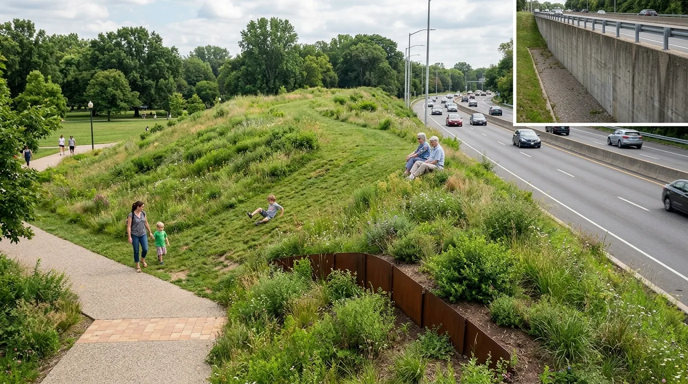 Topography as structure: Using earth instead of walls