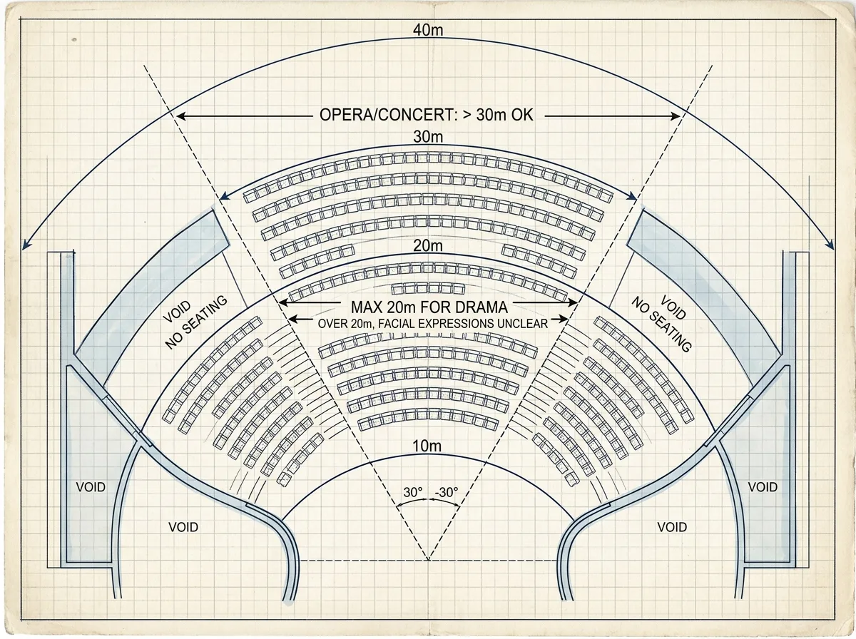 Maximum seat distance