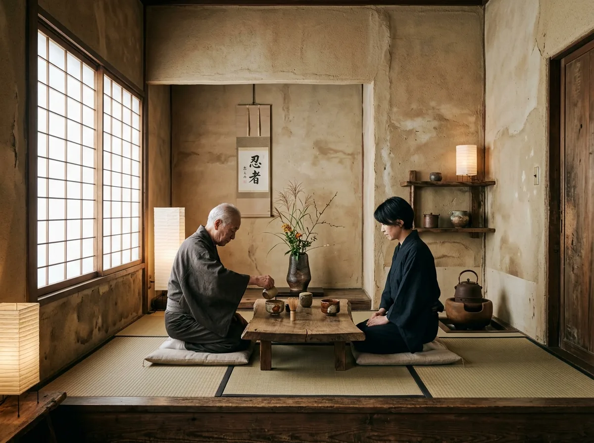 Japanese Wabi-Sabi Tea House