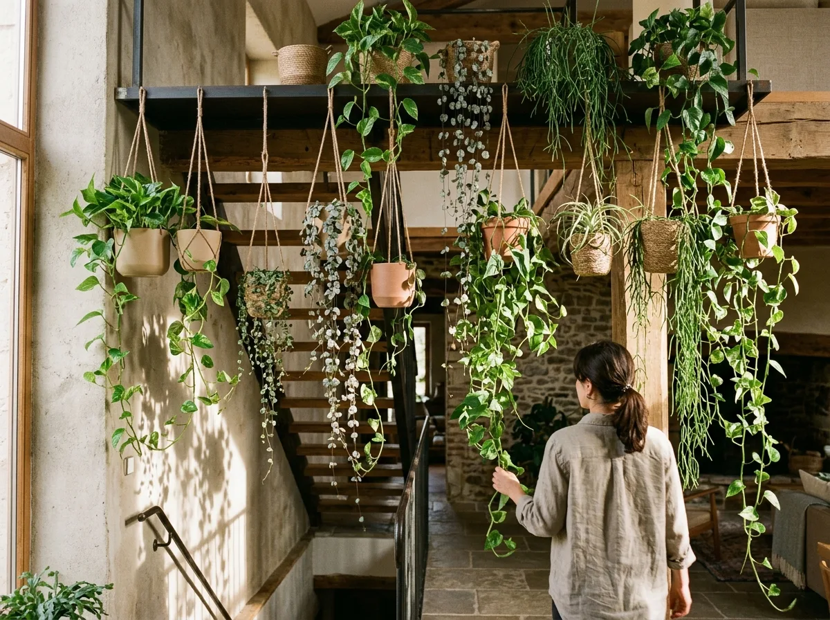 Hanging from Above: Greenery at Eye Level