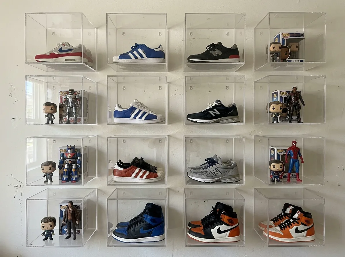 Acrylic display cases