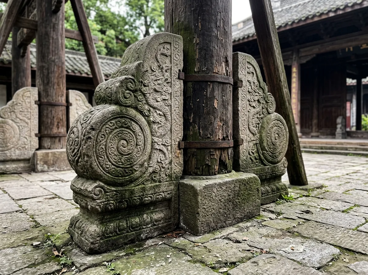 夹杆石：柱子怎么站得住