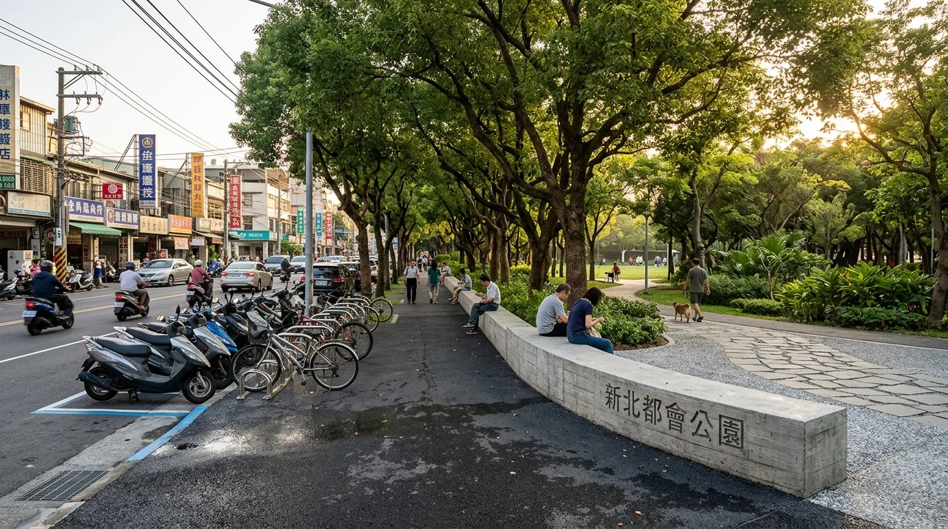 Park Entrance Imagery: A Seamless Transition at the Streetscape Interface