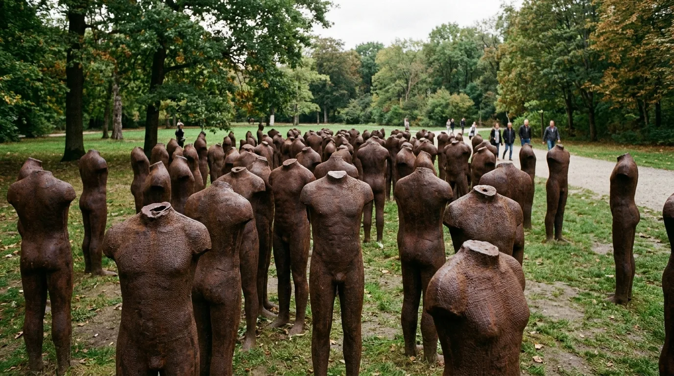 Abakanowicz | Unrecognized: One Hundred Cast-Iron Bodies