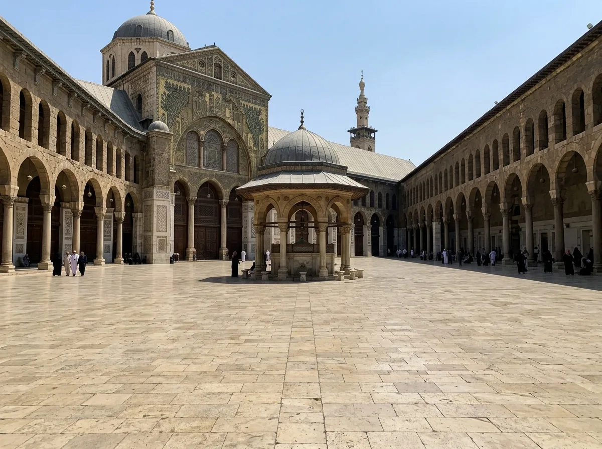 イスラムの中庭：モスクの中庭