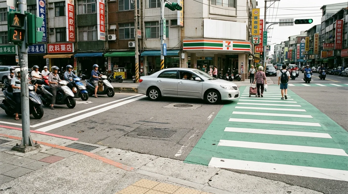 Setback of 3 to 5 Meters for Pedestrian Crossings: Intersecting Views at Intersections