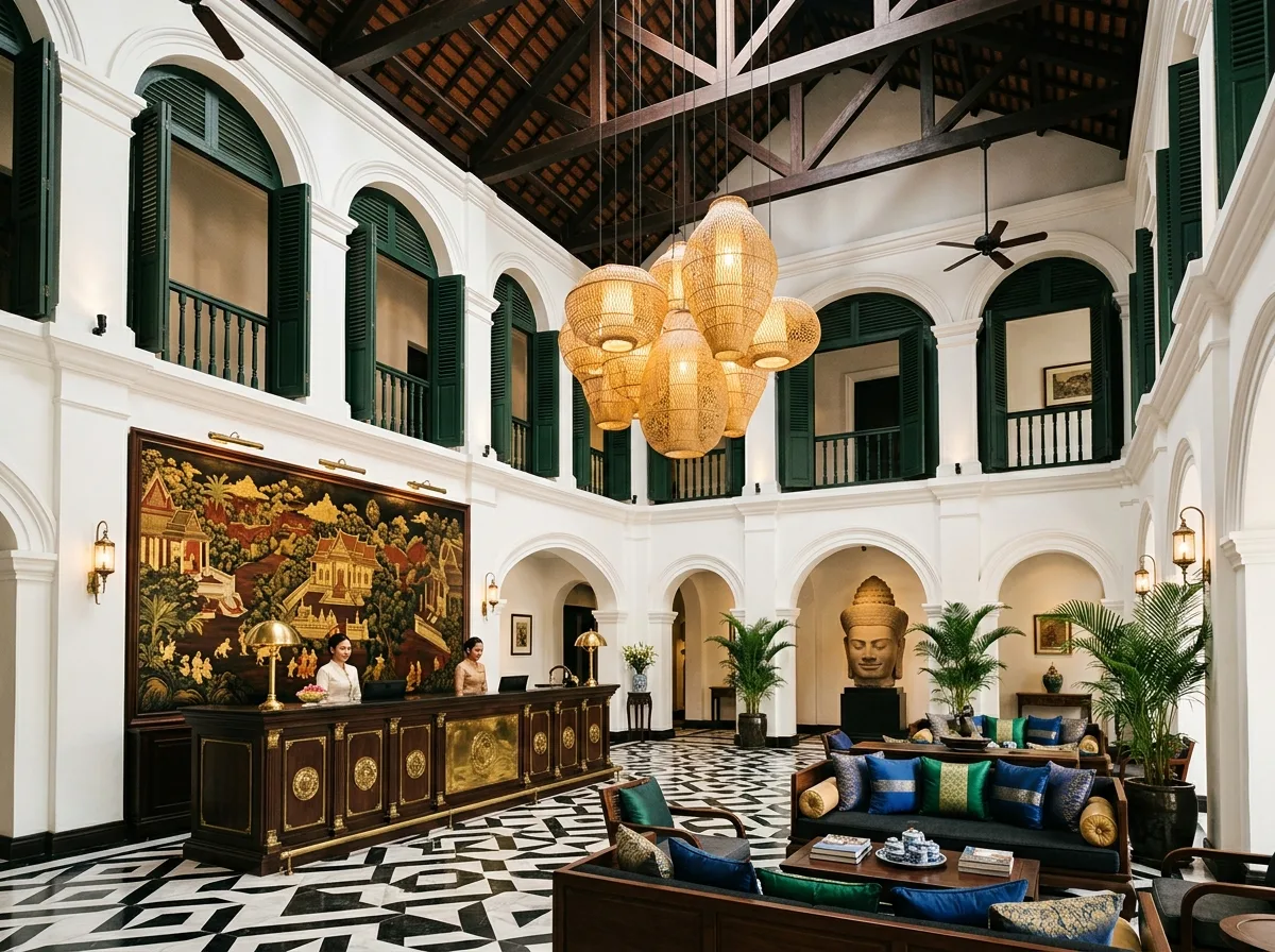 Modern Indochina · Boutique Hotel Lobby