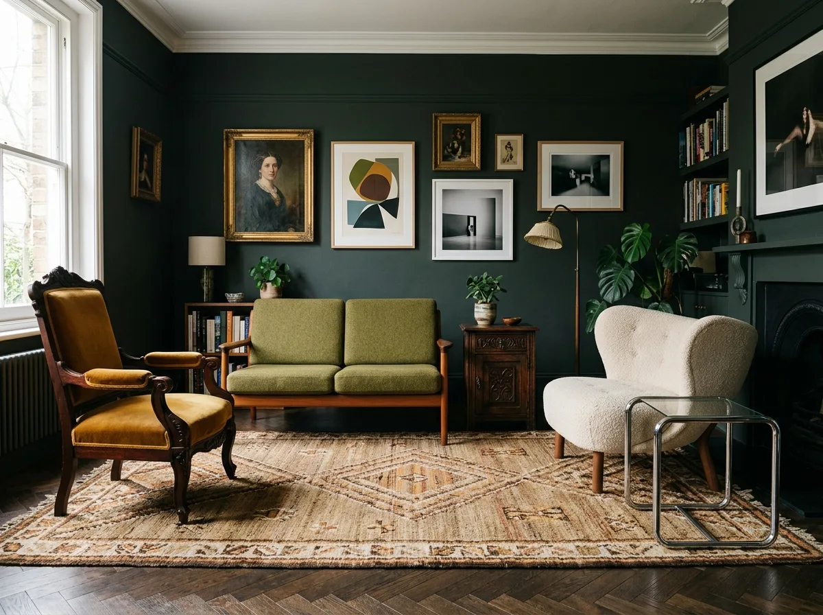 Eclectic: Furniture From Different Eras in the Same Room