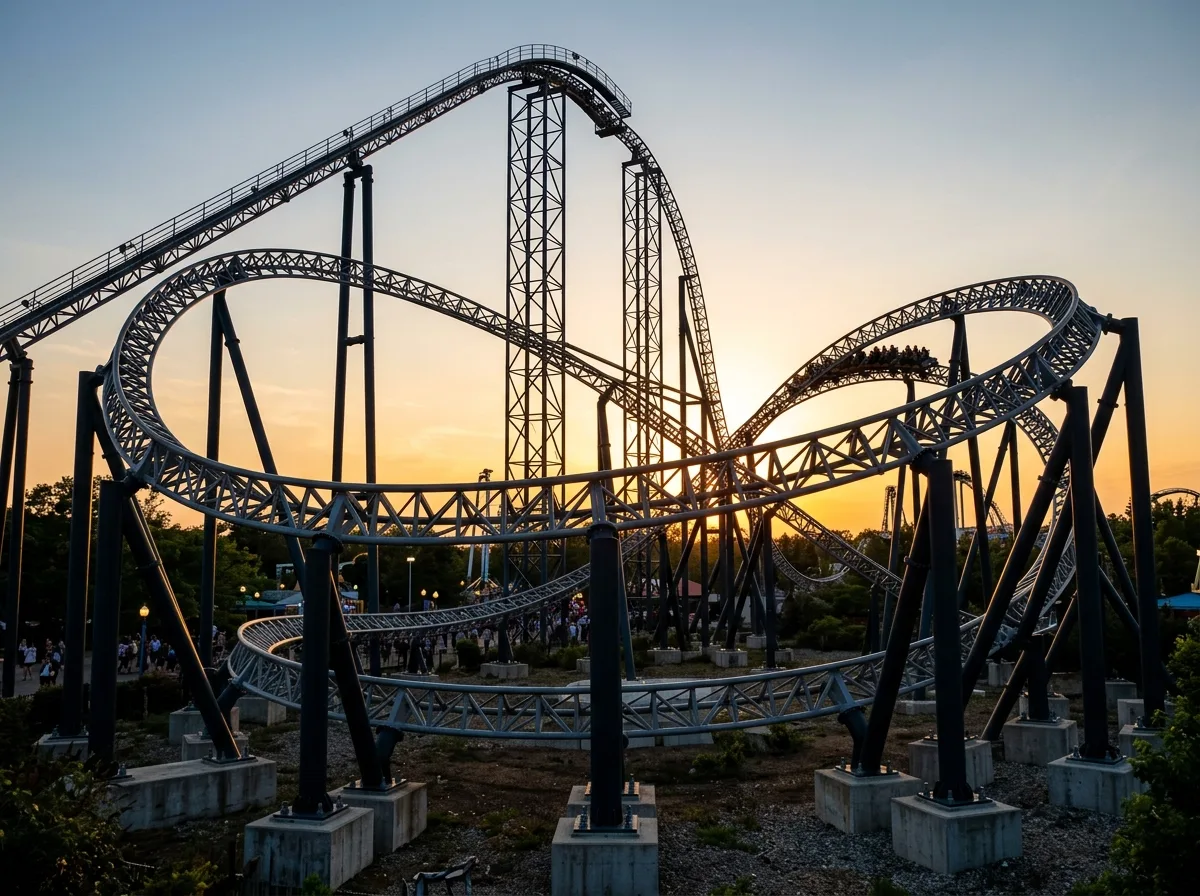 Roller Coaster Steel: The Structure as Sculpture