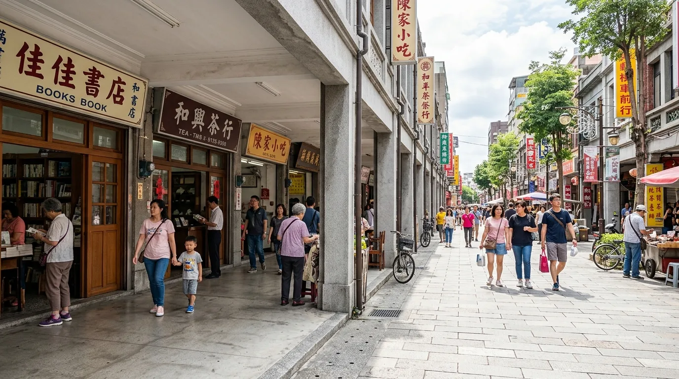 骑楼与徒步区：两层都要连通
