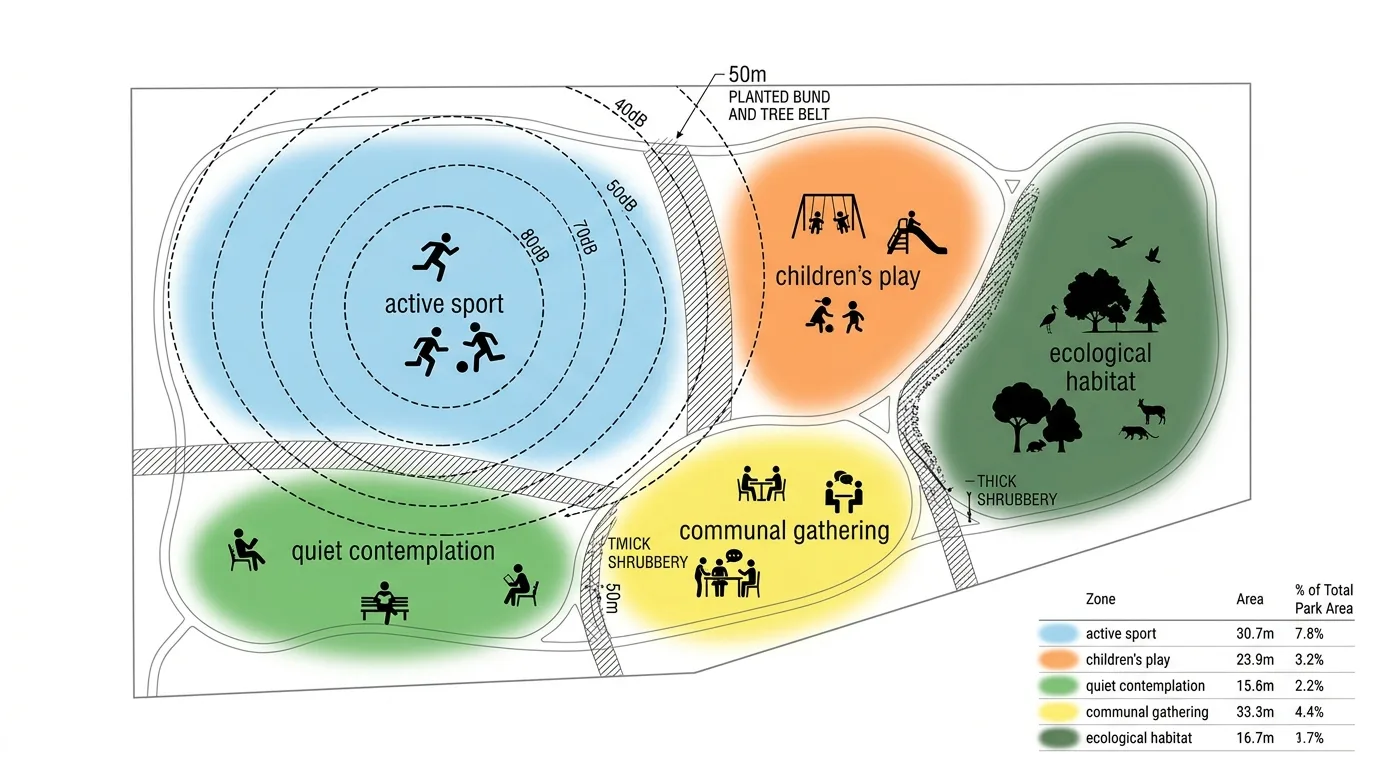 Park Zoning: Activities, Noise, and Buffers