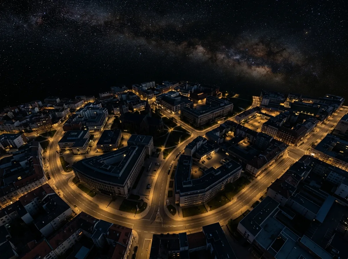 Lighting Redesign: Replaced with Fully Shielded Fixtures to Restore the Starry Sky