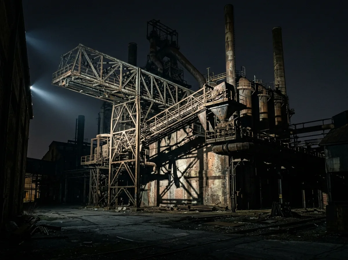 Industrial Heritage: Preserving Equipment, Turning it into Sculpture with Light