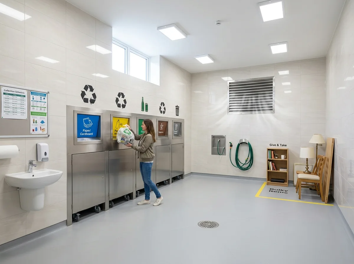 Recycling Room: Designed Spaces for Waste