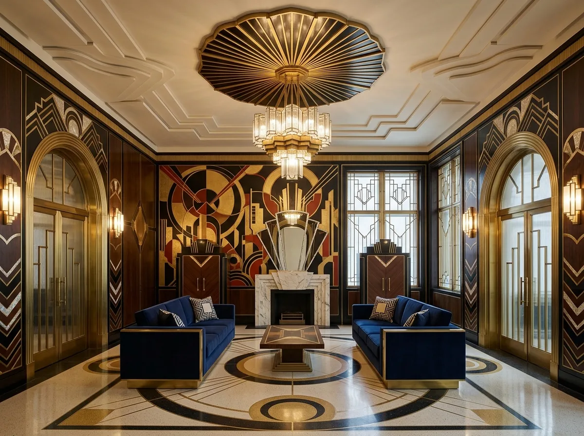 Difference from Art Nouveau: Geometry, Not Flora