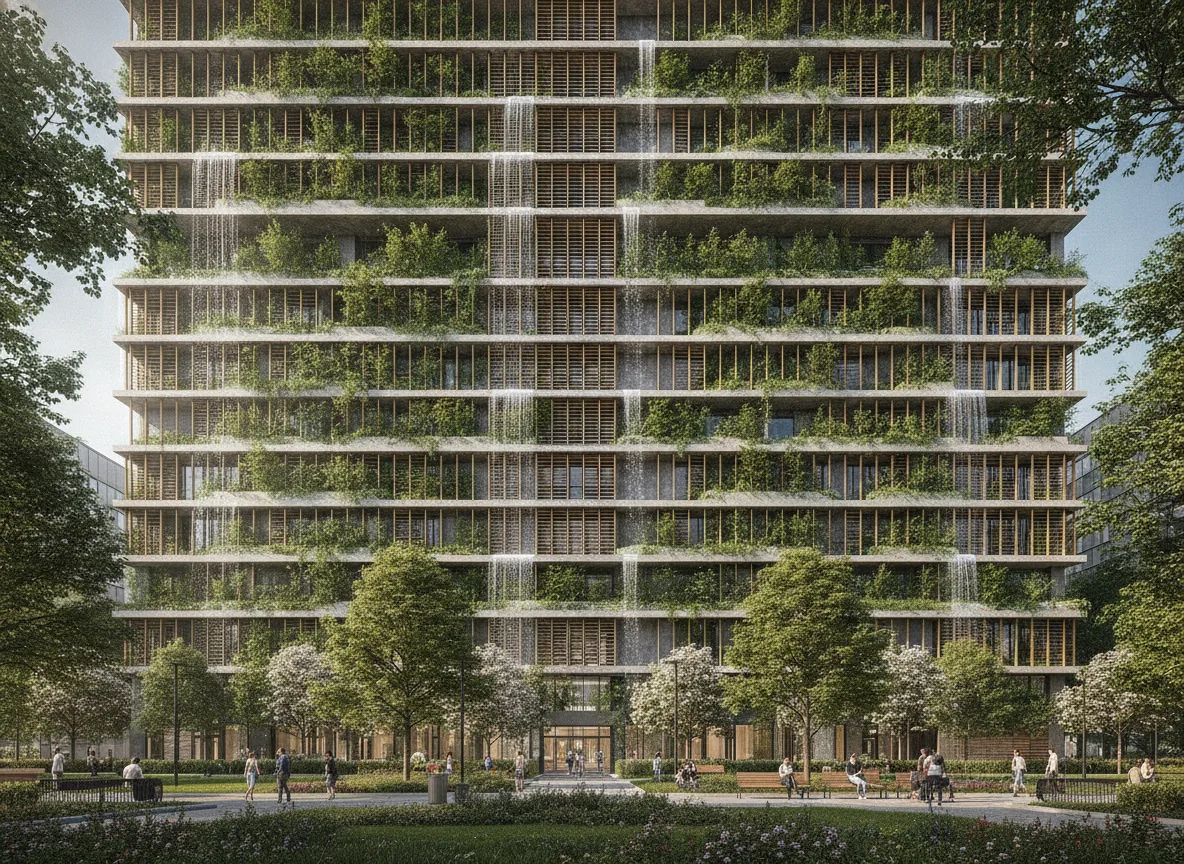 Urban Green Veins: Vertical Forest Living