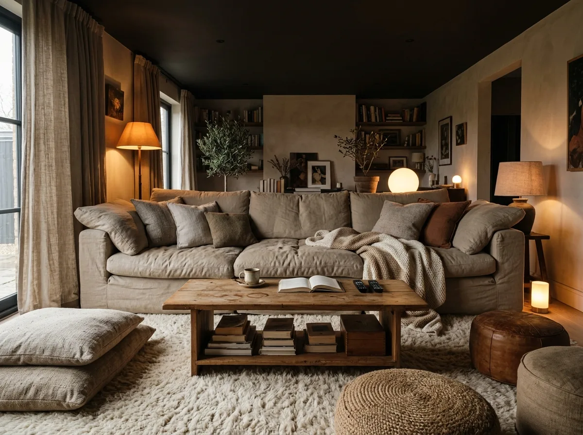 Lazy style - Living room: the modular sofa for lounging