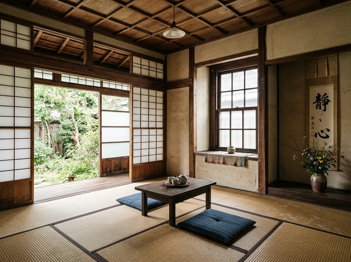 Japanese-Western Eclectic Style (Japanese Colonial Era) · Washitsu: Tatami and Western-Style Window